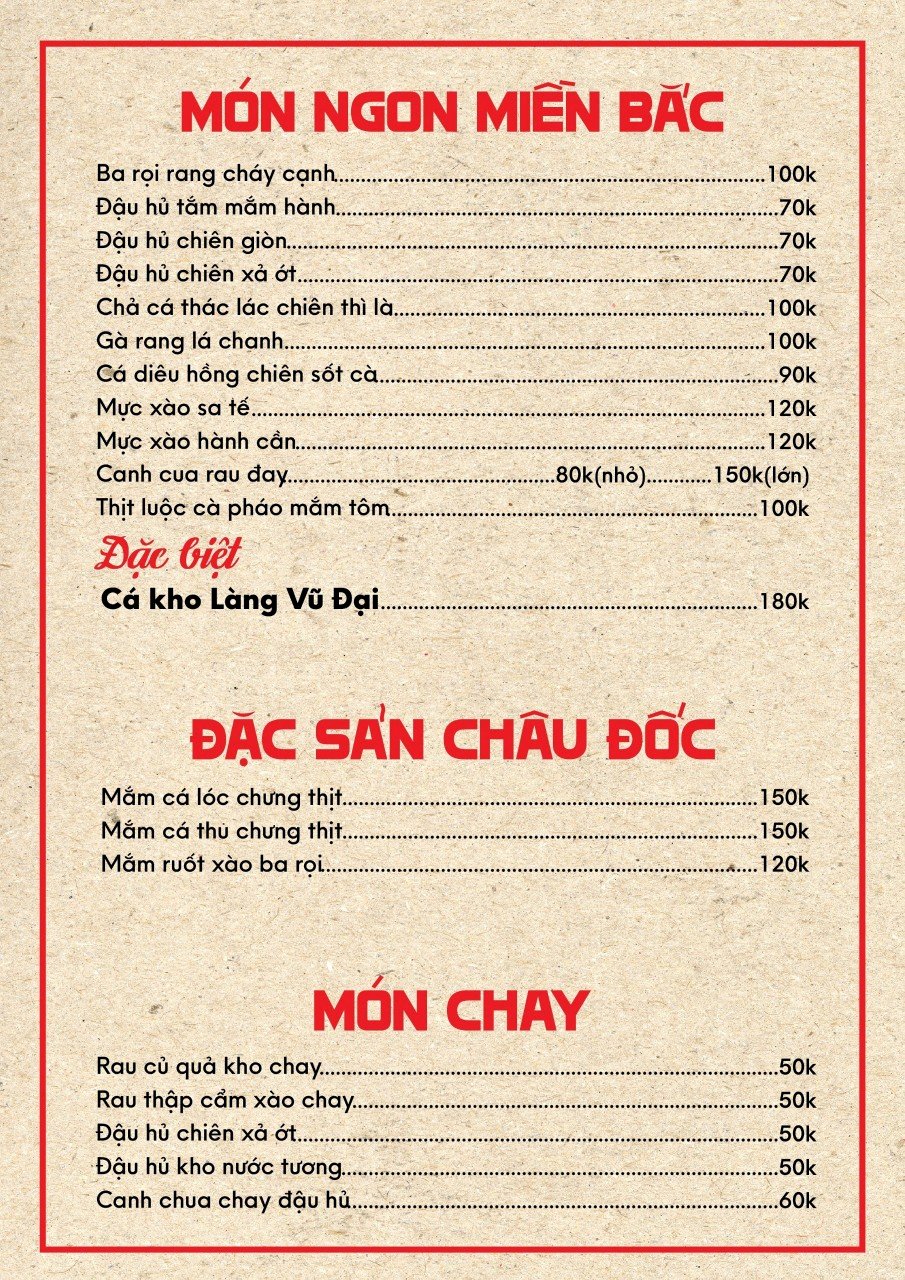 Menu Cơm Niêu Út Long - Trang 3