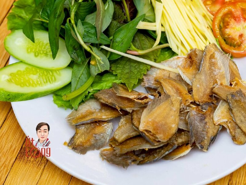 Khô cá sặc chiên xoài bằm - mắm chua ngọt - UL32