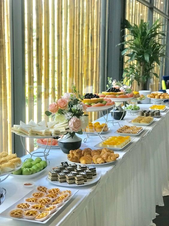 Đặt Phòng Lounge phục vụ khách Vip có tiệc Tea Break tại TP.HCM từ 10 đến 50 người, menu theo yêu cầu